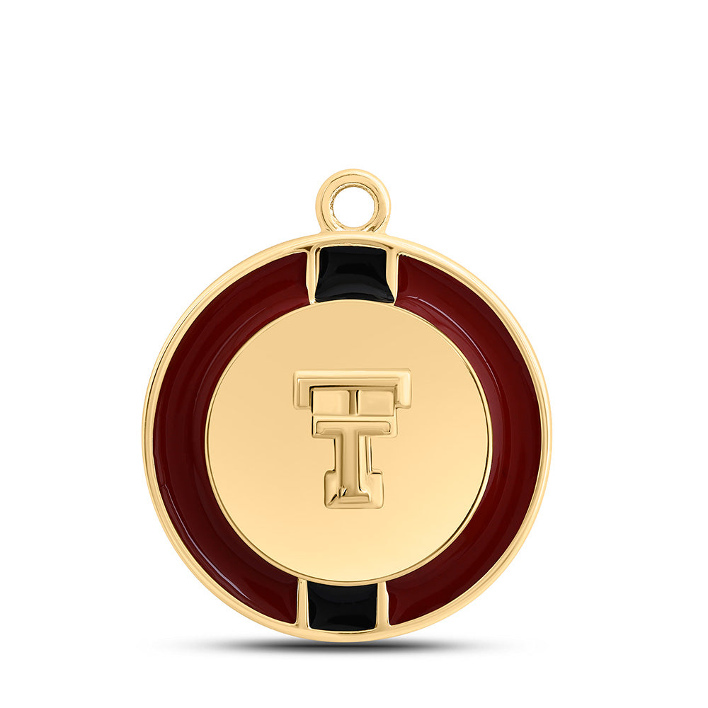 10K Yellow Gold "T " Plain Pendant
