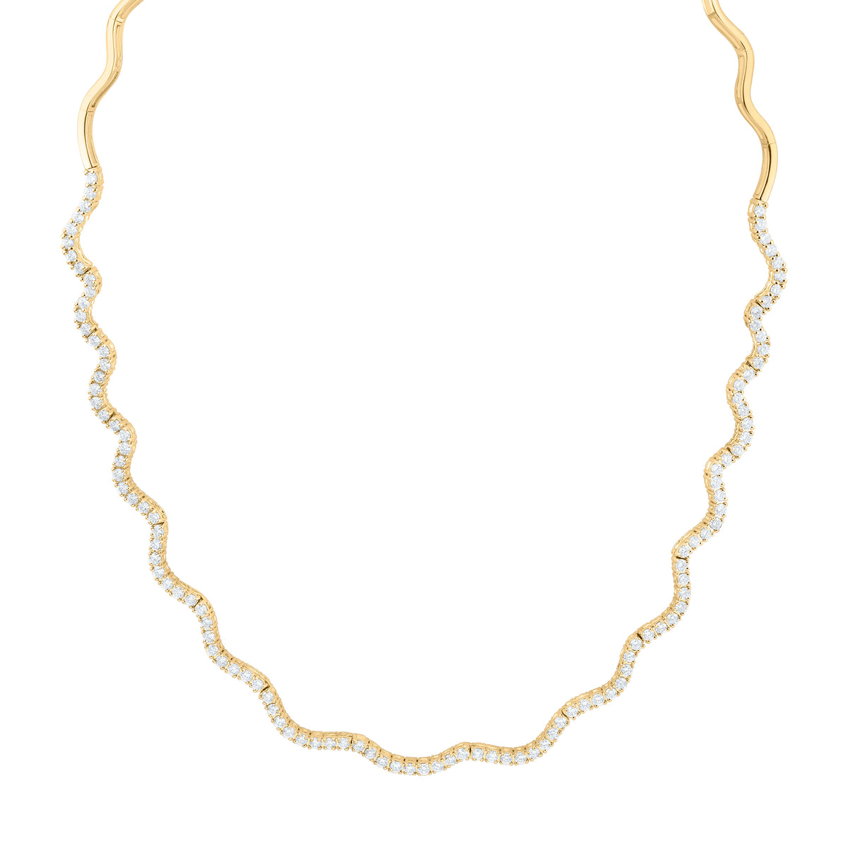 14K Yellow Or White Gold 3 5/8 Cttw Lab Grown Diamond Necklace (18 Inch)