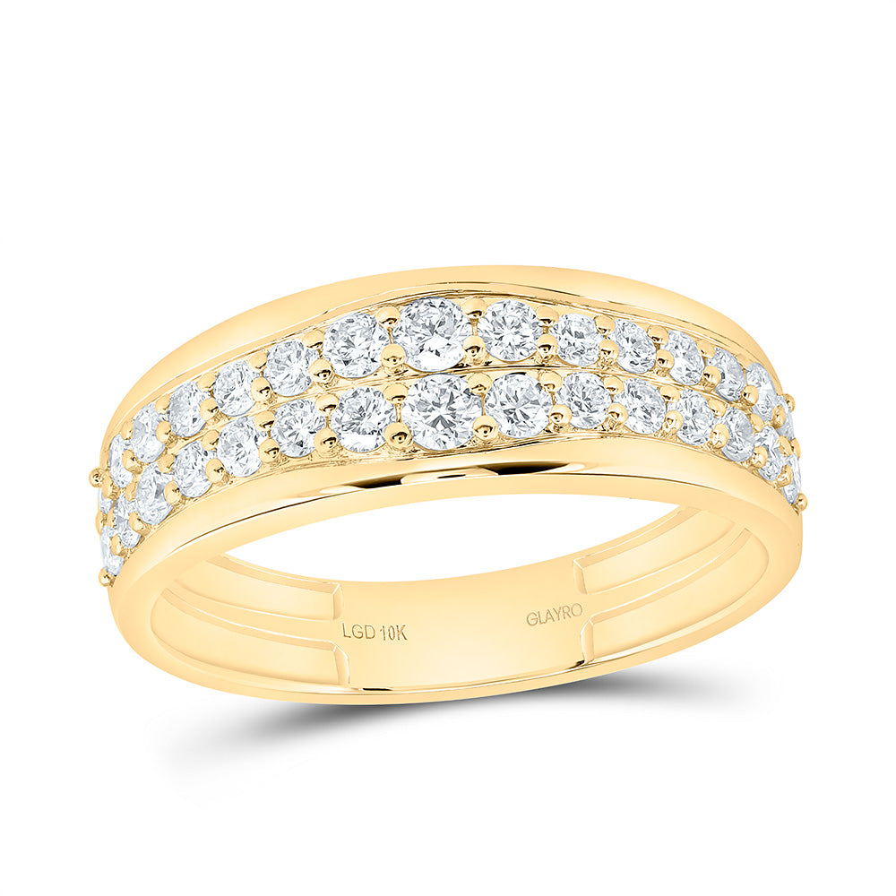 10K Yellow Or White Gold 3 Cttw Lab Grown Diamond Fashion Round Trio Set