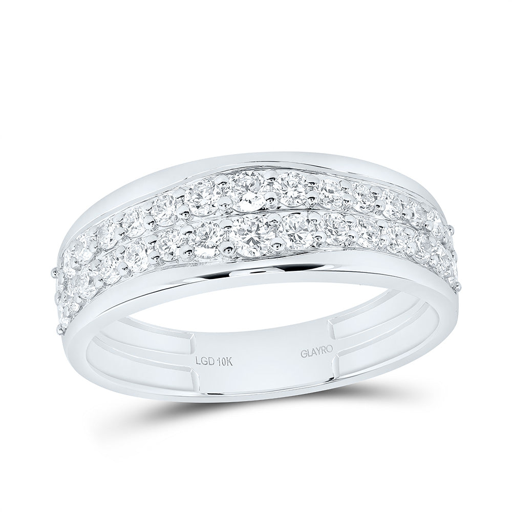 10K Yellow Or White Gold 3 Cttw Lab Grown Diamond Fashion Round Trio Set