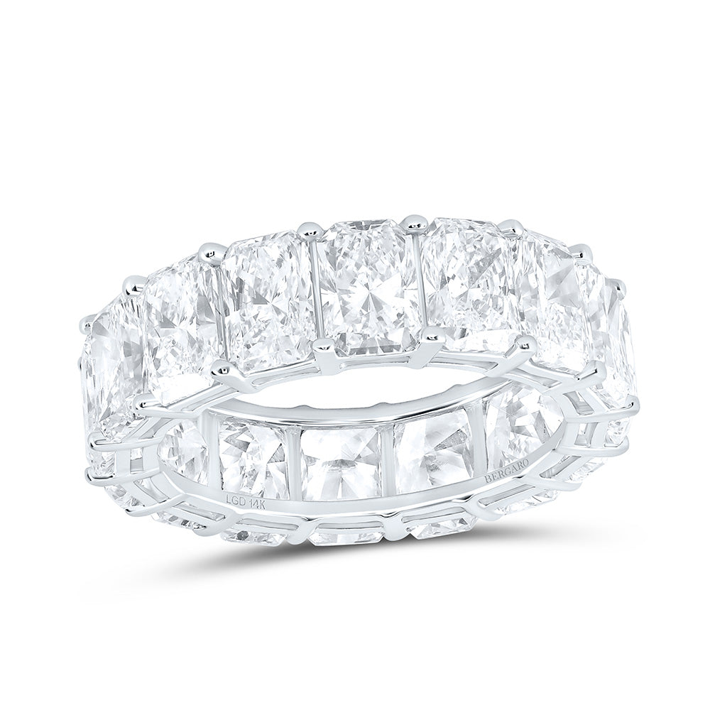 14K Yellow Or White Gold 9 5/8 Cttw Lab Grown Diamond Fashion Radiant Band