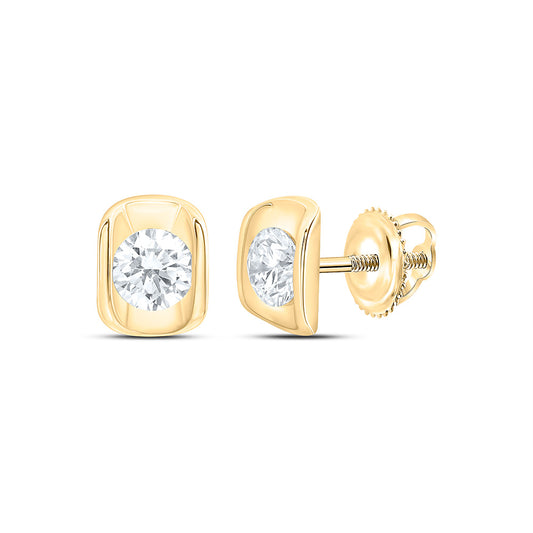 10K Yellow Or White Gold 1 Cttw Lab Grown Diamond Fashion Earring