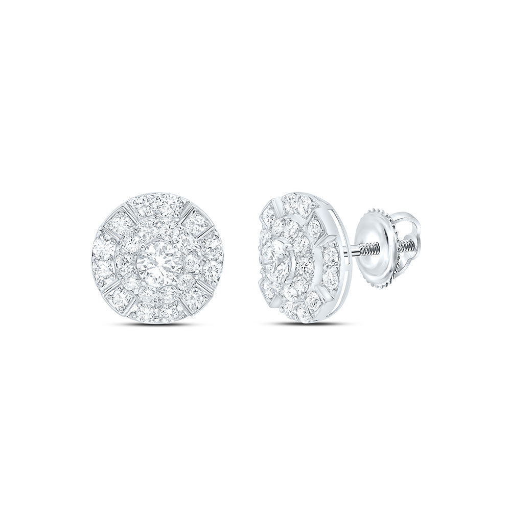 10K Yellow Or White Gold 3 Cttw Lab Grown Diamond Mens Earring