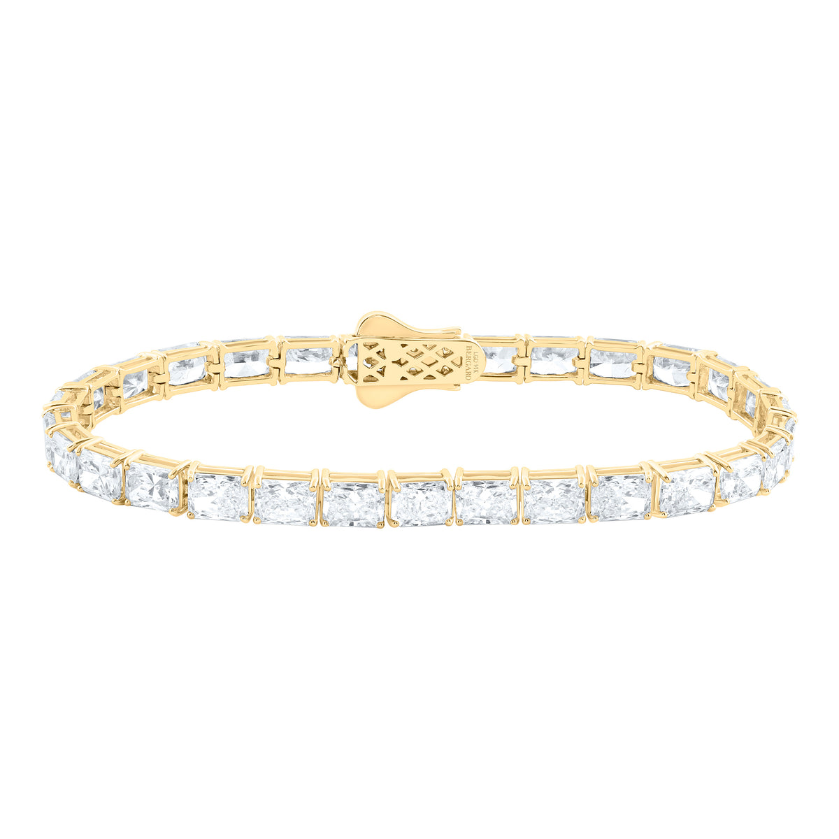 14K Yellow Or White Gold 15 Cttw Lab Grown Diamond Fashion Redeant Bracelet (7 Inch)