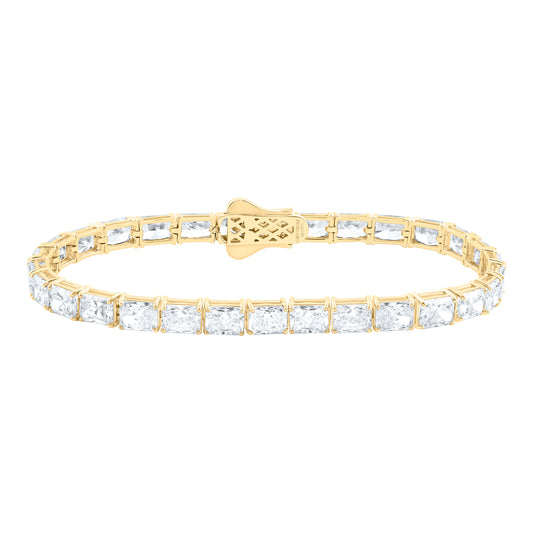14K Yellow Or White Gold 15 Cttw Lab Grown Diamond Fashion Redeant Bracelet (7 Inch)