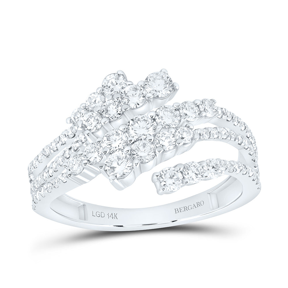 14K Yellow Or White Gold 1 Cttw Lab Grown Diamond Fashion Ring