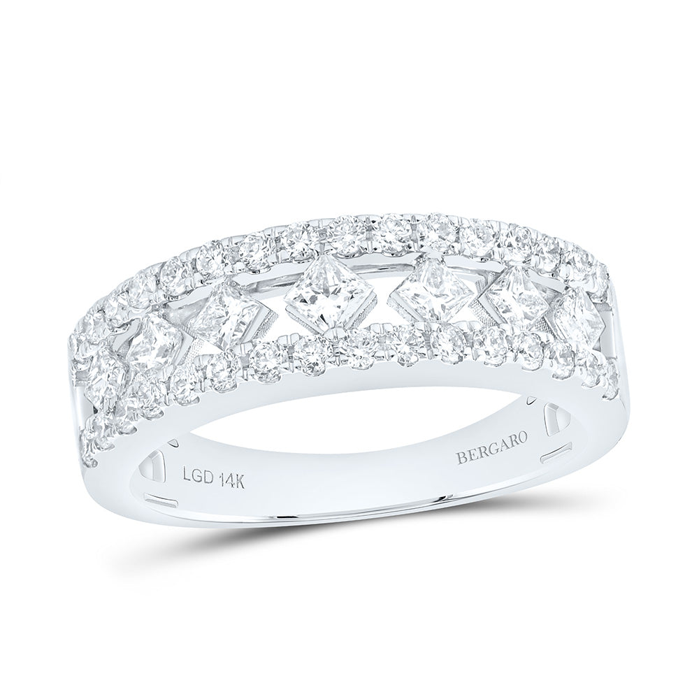 14K Yellow Or White Gold 1 Cttw Lab Grown Diamond Fashion Band