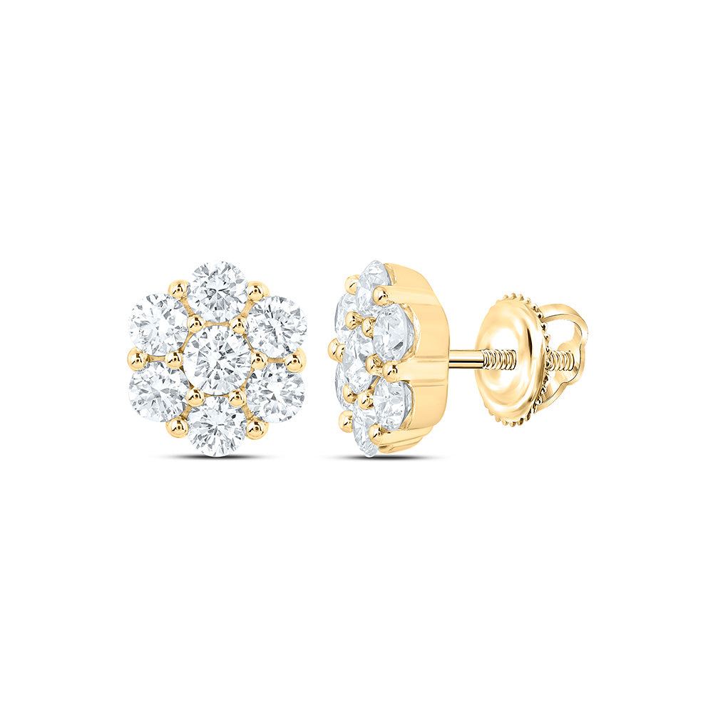 10K Yellow Or White Gold 1 Cttw Lab Grown Diamond Earring