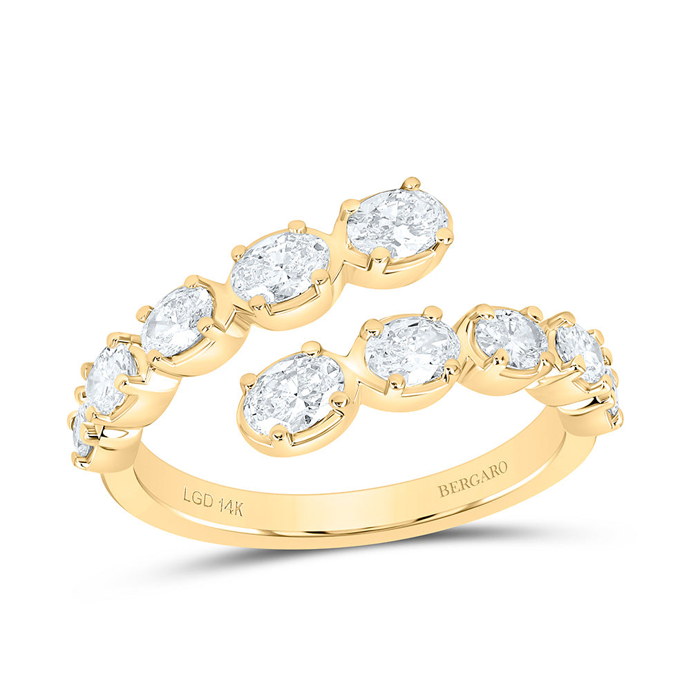 14K Yellow Or White Gold 1 Cttw Lab Grown Diamond Ring