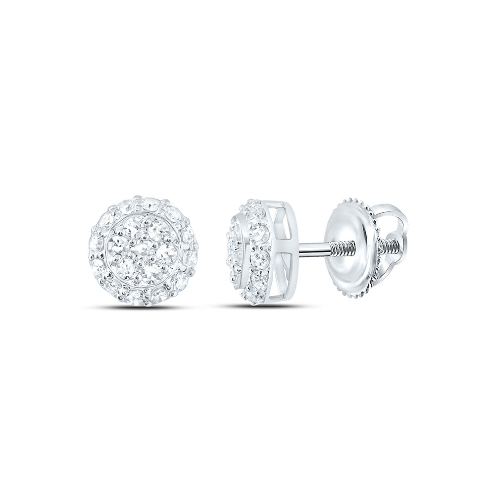 10K Yellow Or White Gold 1/5 Cttw Lab Grown Diamond Round Earring