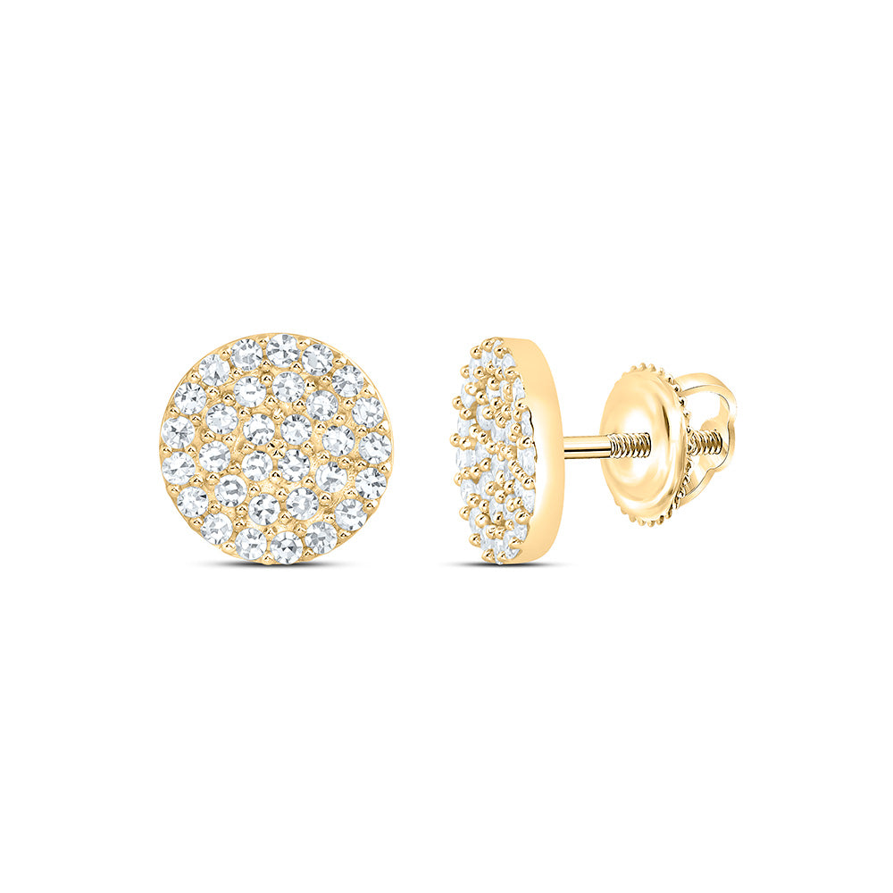 Sterling Silver 1/3 Cttw Lab Grown Diamond Fashion Round Earring