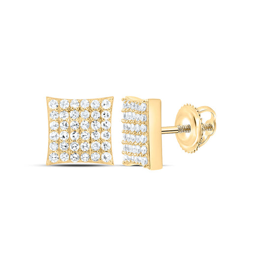 Sterling Silver 3/4 Cttw Lab Grown Diamond Earring