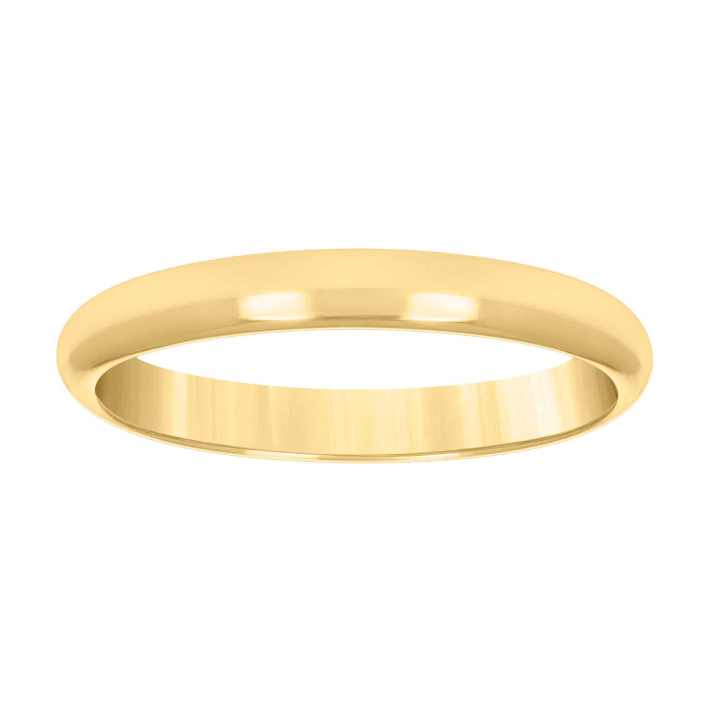 10K Yellow Or White Gold Unisex Regular-Fit Bridal Anniversary Engagement Wedding Band Ring