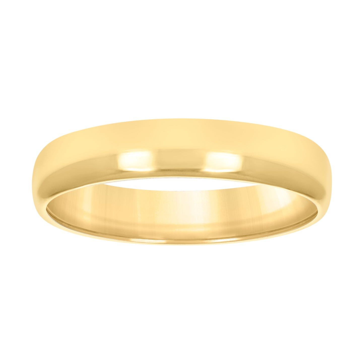 10K Yellow Or White Gold Unisex Regular-Fit Bridal Anniversary Engagement Wedding Band Ring
