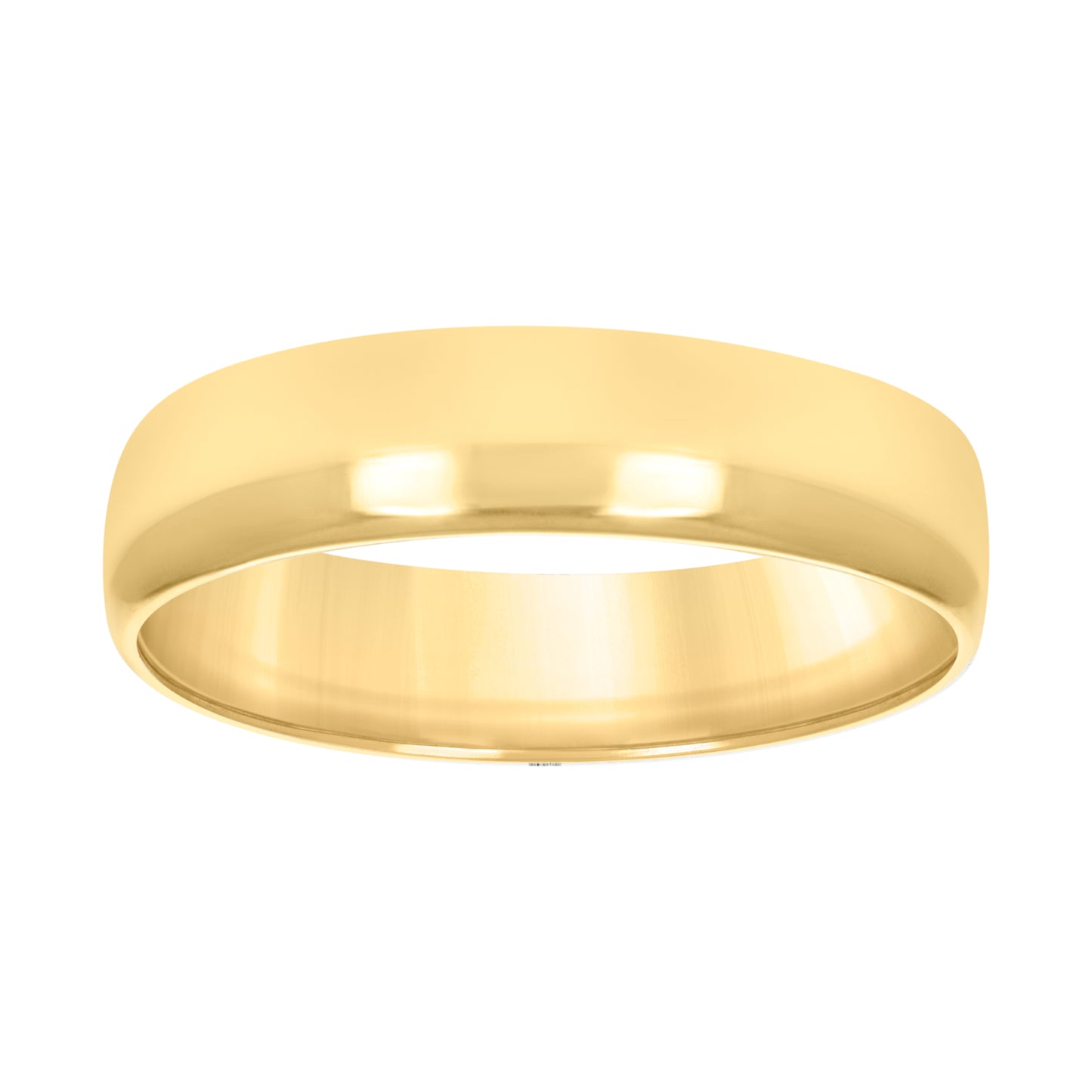 10K Yellow Or White Gold Unisex Regular-Fit Bridal Anniversary Engagement Wedding Band Ring