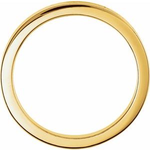 14K Yellow Gold Polished Matching Band Size 7