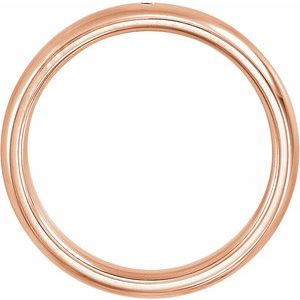 14K Yellow Or White Or Rose Gold Or Platinum Natural Diamond Gypsy-Set Comfort-Fit Band