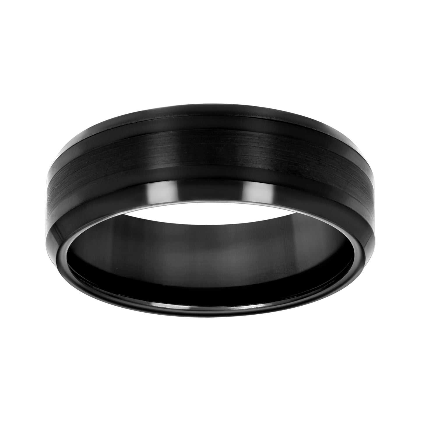 Tungsten Black Polished Comfort-fit 6mm Sizes 7 - 14 Bridal Anniversary Engagement Wedding Band