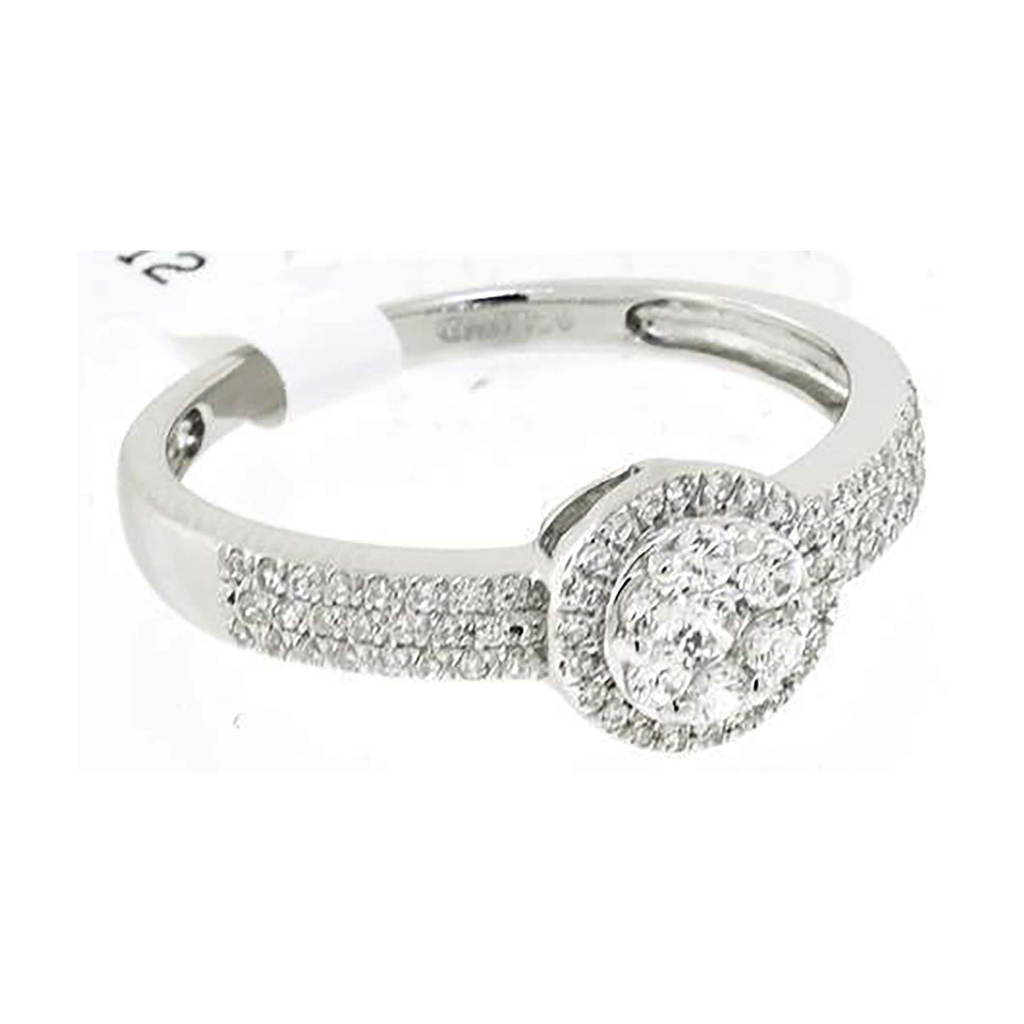 Sterling Silver Women's Cubic-Zirconia Bridal Anniversary Engagement Wedding Ring