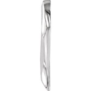 10K White Gold 16 X 15 Mm Polished Heart Slide Pendant