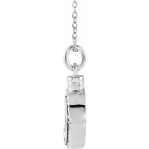 Sterling Silver Without Box Polished So Far But Yet So Close Ash Holder Necklace