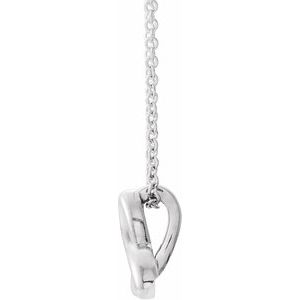 Sterling Silver 10 X 9.3 Mm 16-18 In Polished Celtic-Inspired Trinity Necklace