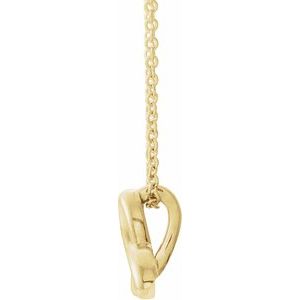 14K Yellow Gold 10 X 9.3 Mm 16-18 In Polished Celtic-Inspired Trinity Necklace