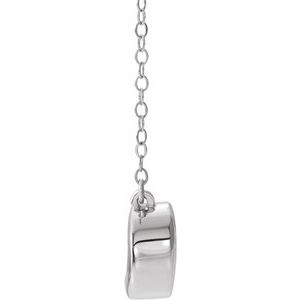 Sterling Silver Without Box Polished Infinity Ash Holder Necklace