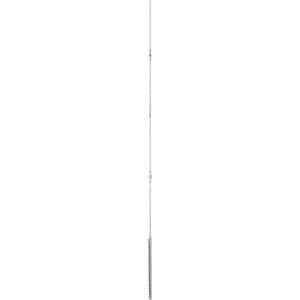 14K White Gold Round G-I I1 1/3 Ctw Natural Diamond Y Necklace, Length: 17 In