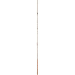 14K Rose Gold Round G-I I1 1/3 Ctw Natural Diamond Y Necklace, Length: 17 In