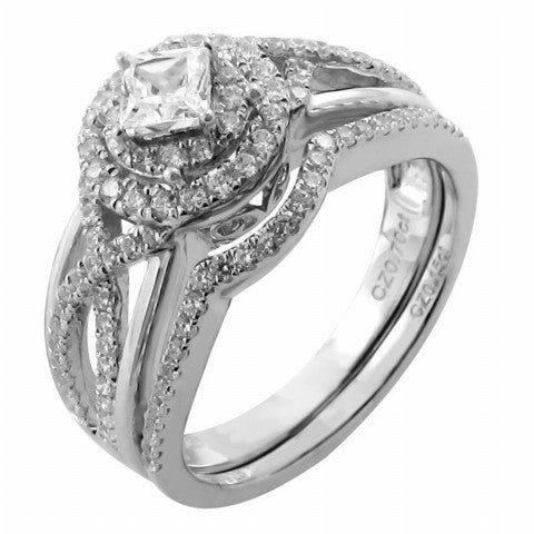 14K White Gold 0.68 Cttw Diamond Ladies Ring