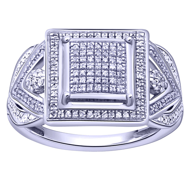 10K Yellow Gold 0.21-0.24 Cttw Diamond Ladies Ring