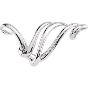 Sterling Silver 51 X 33 Mm Polished Slide Pendant