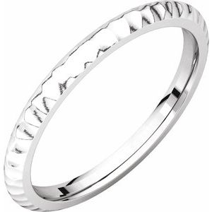 10K Yellow Or White Or Rose Gold Comfort-Fit Half Round Band