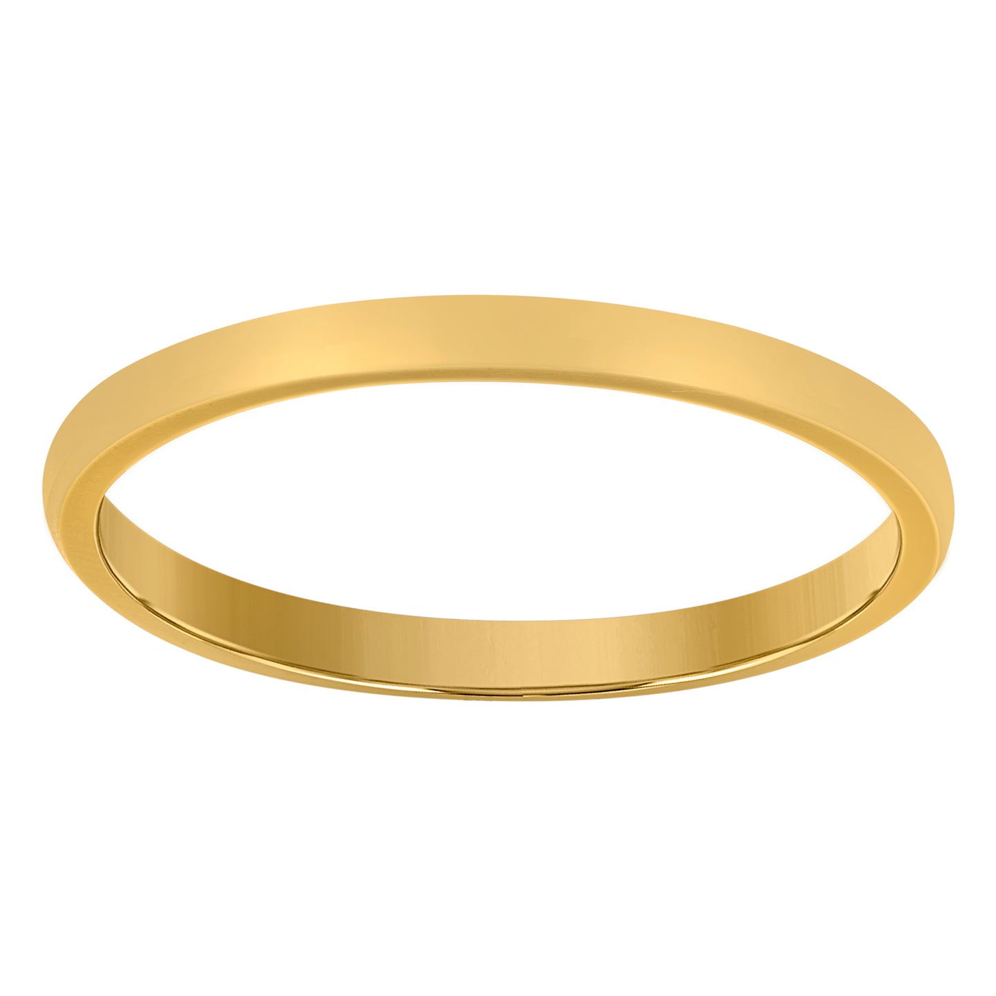 14K Yellow Or White Gold Unisex Dome Polished Comfort-Fit Sizes 5 - 14 Bridal Anniversary Engagement Wedding Band Ring