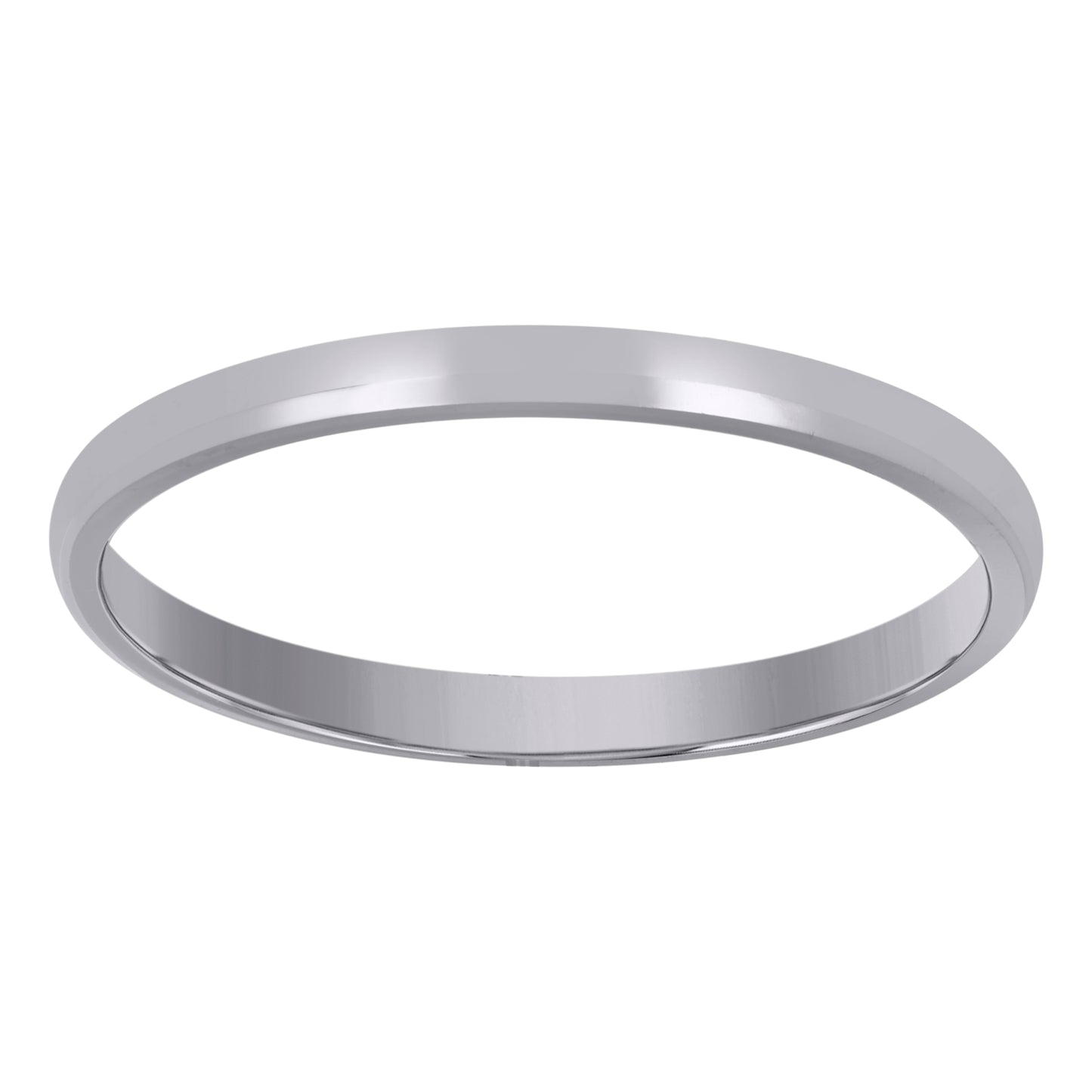 14K Yellow Or White Gold Unisex Dome Polished Comfort-Fit Sizes 5 - 14 Bridal Anniversary Engagement Wedding Band Ring