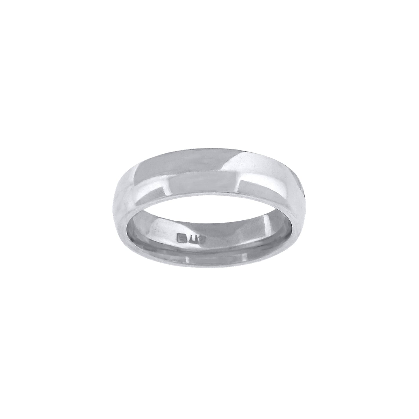 14K Yellow Or White Gold Unisex Dome Polished Comfort-Fit Sizes 5 - 14 Bridal Anniversary Engagement Wedding Band Ring