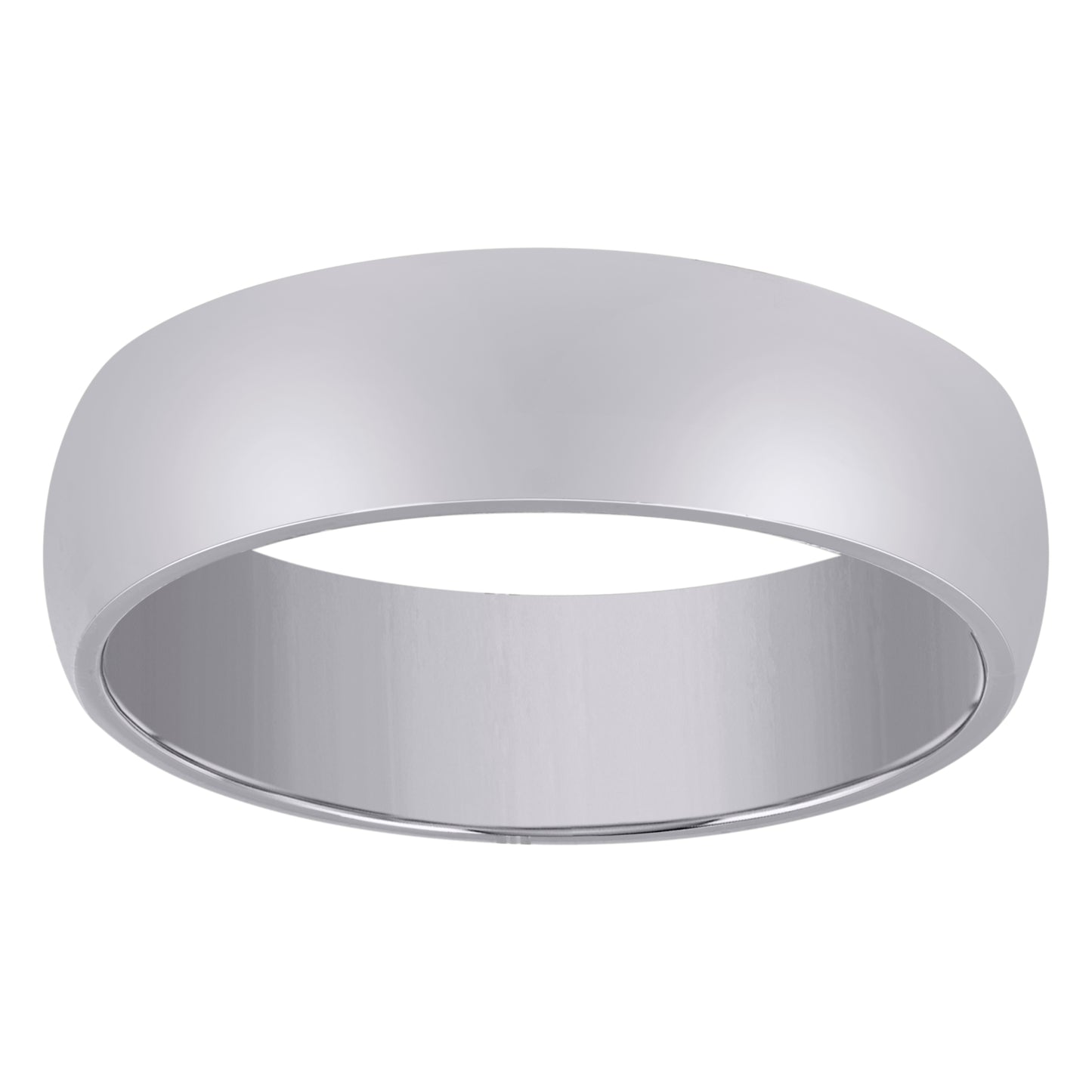 14K Yellow Or White Gold Unisex Dome Polished Comfort-Fit Sizes 5 - 14 Bridal Anniversary Engagement Wedding Band Ring