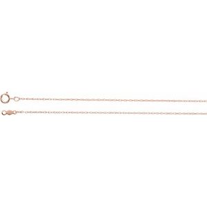 10K Rose Gold Rope Chain, Length: 20 In, Width: .85 Mm