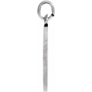 Sterling Silver 15 Mm Polished St. Joseph Medal