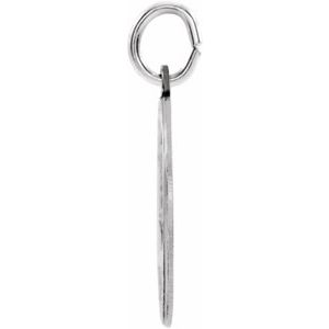 Sterling Silver 18 Mm Polished St. Joseph Medal