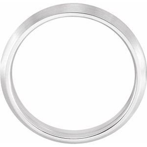 14K X1 White Gold Comfort-Fit Knife Band