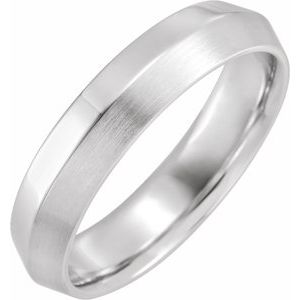 14K Yellow Or White Or Rose Gold Comfort-Fit Knife Band