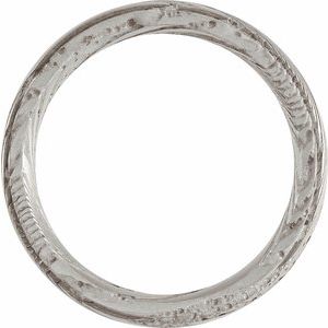 Damascus Steel Patterned Flat Edge Band