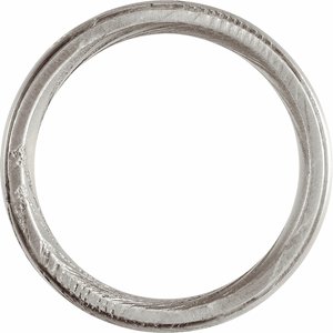 Damascus Steel Patterned Flat Edge Band