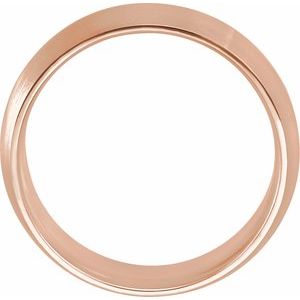 14K Yellow Or White Or Rose Gold Comfort-Fit Knife Band
