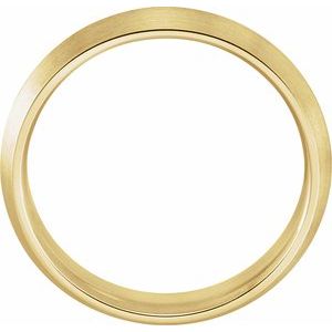 10K Yellow Or White Or Rose Gold Comfort-Fit Knife Band