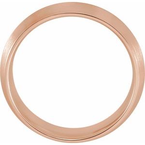 10K Yellow Or White Or Rose Gold Comfort-Fit Knife Band