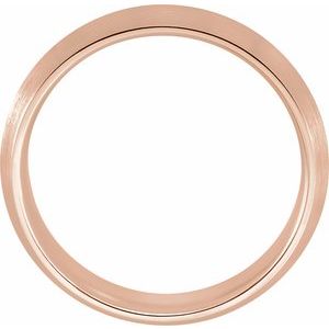 10K Yellow Or White Or Rose Gold Comfort-Fit Knife Band