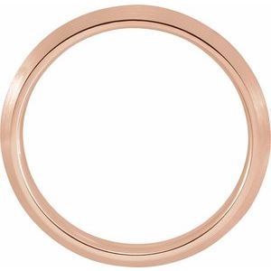 10K Yellow Or White Or Rose Gold Comfort-Fit Knife Band
